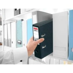 Herlitz MaX.file 5175807 Ordner, A5 Hoch, Breit, Hartpappe, Schwarz -Böttcher Ag 041c9682bcb7e89fbd62a6b9d82306a03a67c728 ordner herlitz 5175807 max.file karton a5 hoch