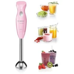 Bosch Stabmixer MSM2410K, CleverMixx Fun, Edelstahl, 400 Watt, Gentle Pink -Böttcher Ag 051d327fb6c7f4b00b0047f591f71b715651c936 stabmixer bosch msm2410k clevermixx fun
