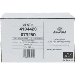 Alnatura Kaffeesahne 10% Fett, BIO, In Der Flasche, Je 165g, 12 Stück 12 Alnatura Kaffeesahne 10% Fett, BIO, In Der Flasche, Je 165g, 12 Stück -Böttcher Ag 0a0fe11c7ac2b47700c6a1367edeca89647f1a94 kaffeesahne alnatura 10 fett bio