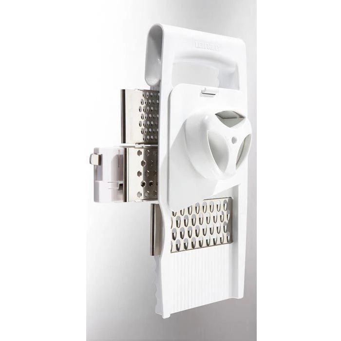 Leifheit Gemüsehobel 23170, Allzweckreibe 4+1, ComfortLine, 5 Auswechselbare Edelstahlklingen 5 Leifheit Gemüsehobel 23170, Allzweckreibe 4+1, ComfortLine, 5 Auswechselbare Edelstahlklingen – Bild 5