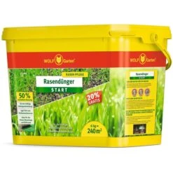 Wolf-Garten Rasendünger LH 240 Start, Ideal Für Die Rasen Neuanlage, 6 Kg Für 240m²