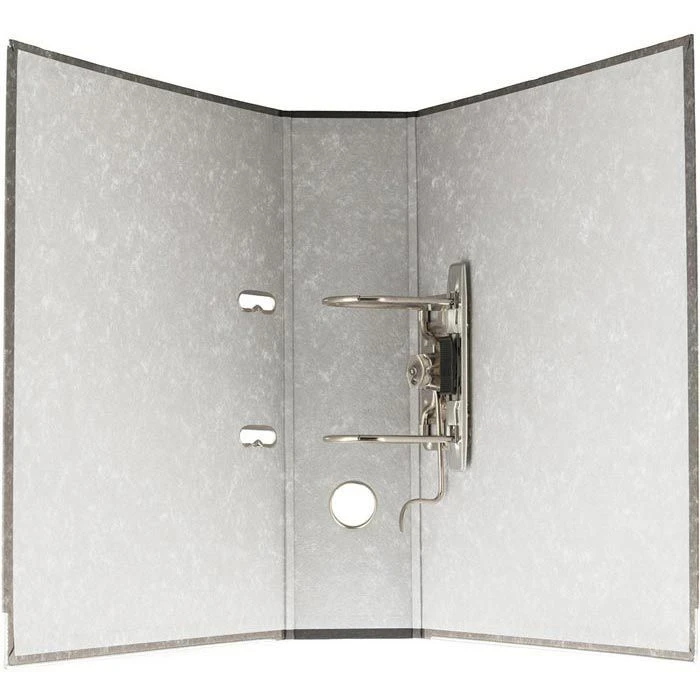 Böttcher-AG Ordner, A4, Breit, 80mm, Karton, Schwarz, Wolkenmarmor 2 Böttcher-AG Ordner, A4, Breit, 80mm, Karton, Schwarz, Wolkenmarmor – Bild 2