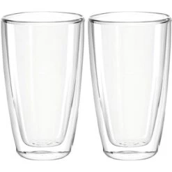 Montana Kaffeegläser Enjoy 057226, Doppelwandig, 330ml, 2 Stück