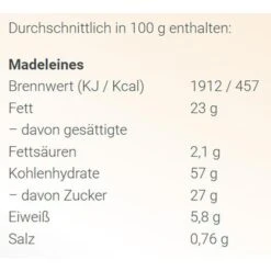 Pico Kuchen Madeleines, 250g, 20 Stück 7 Pico Kuchen Madeleines, 250g, 20 Stück -Böttcher Ag 2258294201acdd01db755b4b6a7ff894619eee47 kuchen pico madeleines