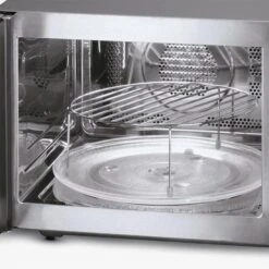 Severin Mikrowelle MW 7775, Mit Grill, 900 Watt, Grill 1100 W, Heißluft, 30 Liter, Silber -Böttcher Ag 24454a2a75de7bb9a5b980da7d4631edc7d91428 mikrowelle severin mw 7775 mit grill