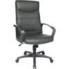 Topstar Chief Point Chefsessel, Echt Leder Schwarz, Mit Armlehnen, S8090 A80