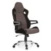 HJh-OFFICE Gaming-Stuhl GAME PRO IV, 621849, Grau/schwarz/silber, Stoff, Kopfstütze, Belastbar Bis 110 Kg