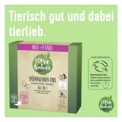 Love-Nature Spülmaschinentabs All In 1, Geschirr-Reiniger, Bio & Parfümfrei, 26 Tabs -Böttcher Ag 267f779a1af0c51f6479f96c4d9842637e4d30ef spuelmaschinentabs love nature all in 1