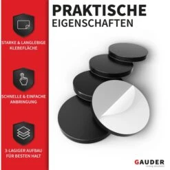 Gauder Magnetplättchen Punkte, Ø 20 X 1,5 Mm, Selbstklebend, Schwarz, 100 Stück -Böttcher Ag 272444f07354170f695c9662d521cd4d219f2002 magnetplaettchen gauder punkte durchschnitt 20 x 1 5 mm