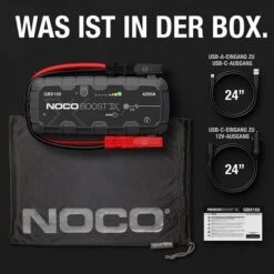 NOCO Starthilfegerät Boost X GBX155, 12V, 4250A, Auto, Diesel & Motorrad, Powerbank, 2100mAh -Böttcher Ag 27d1fae06ac8dd0f390099827010be8653809efb starthilfegeraet noco boost x gbx155 12v