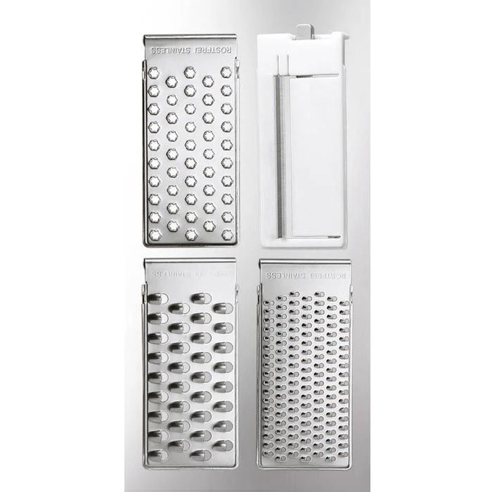 Leifheit Gemüsehobel 23170, Allzweckreibe 4+1, ComfortLine, 5 Auswechselbare Edelstahlklingen 2 Leifheit Gemüsehobel 23170, Allzweckreibe 4+1, ComfortLine, 5 Auswechselbare Edelstahlklingen – Bild 2