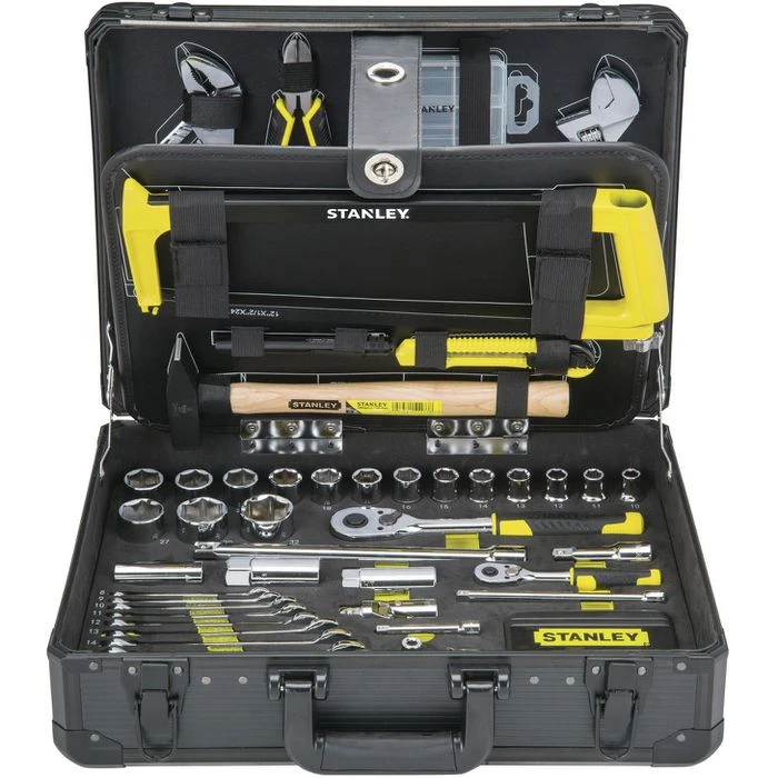 Stanley Werkzeugkoffer STMT98109-1, 142-teilig, Im Aluminium Klappkoffer 1 Stanley Werkzeugkoffer STMT98109-1, 142-teilig, Im Aluminium Klappkoffer