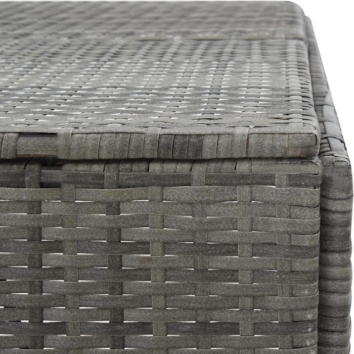 VidaXL Mülltonnenbox 46738, Bis 240 Liter, Für 4 Mülltonnen, Anthrazit, Polyrattan 6 VidaXL Mülltonnenbox 46738, Bis 240 Liter, Für 4 Mülltonnen, Anthrazit, Polyrattan – Bild 6