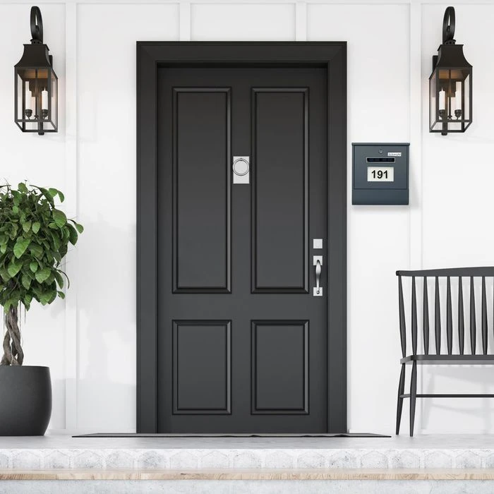 Relaxdays Briefkasten Mit Beleuchtung, Anthrazit, Stahl, 30,5x33,5x10cm, Zeitungsfach, Sichtfenster 2 Relaxdays Briefkasten Mit Beleuchtung, Anthrazit, Stahl, 30,5x33,5x10cm, Zeitungsfach, Sichtfenster – Bild 2