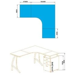 HJh-OFFICE Schreibtisch Castor, 673420, Nussbaum, Mit Standcontainer, 151,2 X 143,4cm, L-Form 6 HJh-OFFICE Schreibtisch Castor, 673420, Nussbaum, Mit Standcontainer, 151,2 X 143,4cm, L-Form -Böttcher Ag 2f096f1230c4f5f839af7653b66d382f39150502 schreibtisch hjh office castor 673420 nussbaum