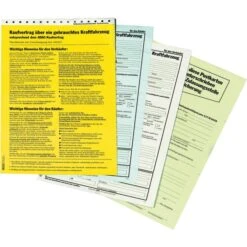 Herlitz Kaufvertrag 840447 Für Gebrauchte Kfz, A4, 1 X 4 Blatt, Selbstdurchschreibend