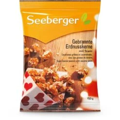 Seeberger Gebrannte Erdnusskerne Mit Sesam, 150g