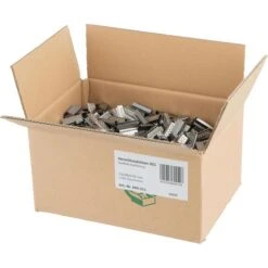 Böttcher-AG Verschlusshülsen 12 - 13mm, Geriffelt, Für PP/PET/Textilband, 1000 Stück -Böttcher Ag 32c419f1982078d7e76c1848d294068830777a28 verschlusshuelsen boettcher ag 12 13mm