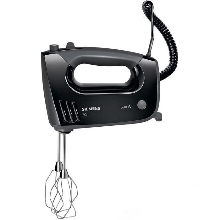 Siemens MQ96500 FQ.1 Handmixer, 500 Watt, Schwarz / Grau 2 Siemens MQ96500 FQ.1 Handmixer, 500 Watt, Schwarz / Grau – Bild 2