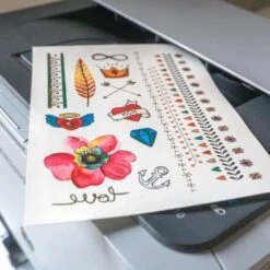 Skullpaper Transferpapier Tattoofolie Laser, A4, Temporäre Tattoos Auf Der Haut, 4 Blatt -Böttcher Ag 35d5bbb3de3c831fab236a89f28bb24bf9a7ed47 transferpapier skullpaper tattoofolie laser a4