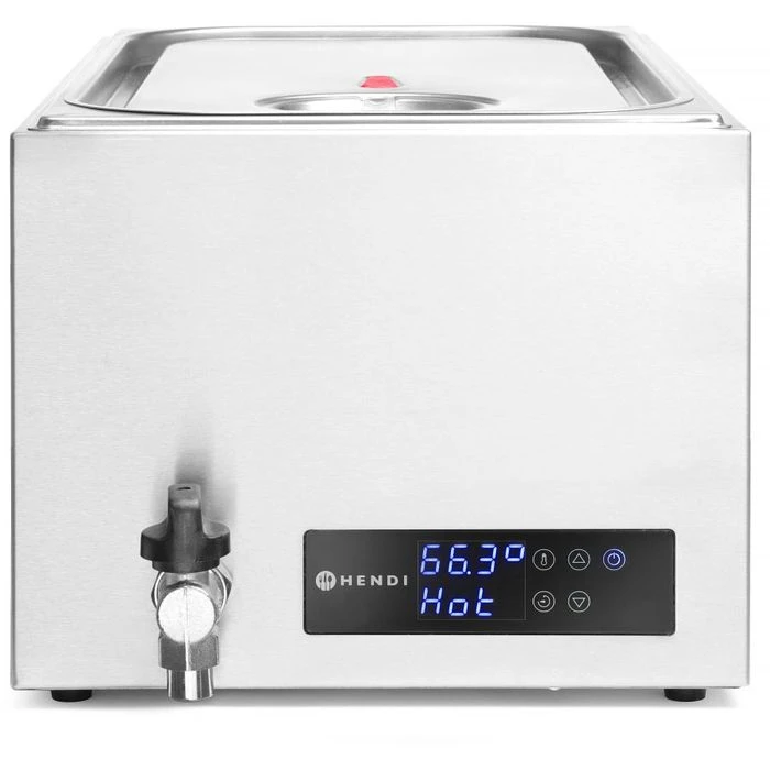 Hendi Sous-Vide-Garer 225448, GN 1/1, 600 Watt, Mit Timer, Silber, Bis 20 Liter 1 Hendi Sous-Vide-Garer 225448, GN 1/1, 600 Watt, Mit Timer, Silber, Bis 20 Liter