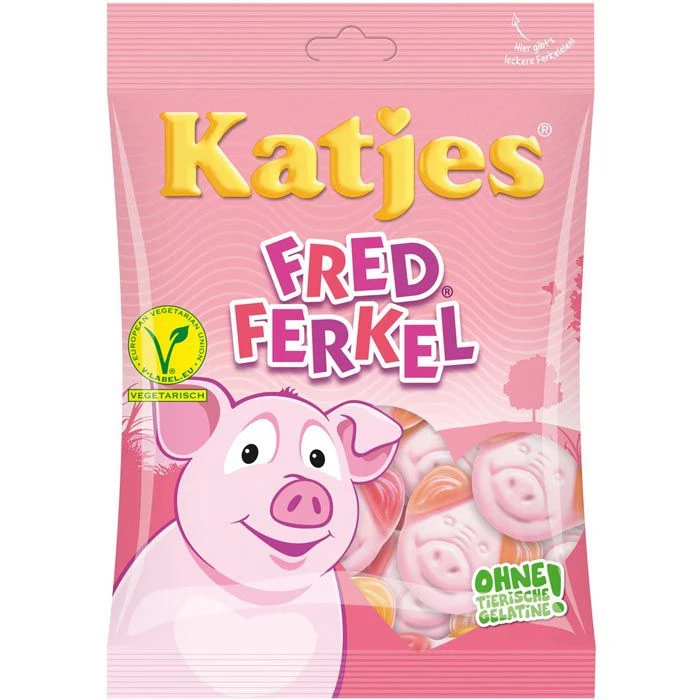 Katjes Schaumzucker Fred Ferkel, 200g 1 Katjes Schaumzucker Fred Ferkel, 200g