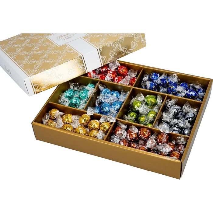 Lindt Pralinen Lindor Geniesser-Paket, 1495g, Ca. 120 Kugeln 1 Lindt Pralinen Lindor Geniesser-Paket, 1495g, Ca. 120 Kugeln