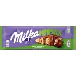 Milka Tafelschokolade Ganze Haselnüsse, Großtafel, 270g