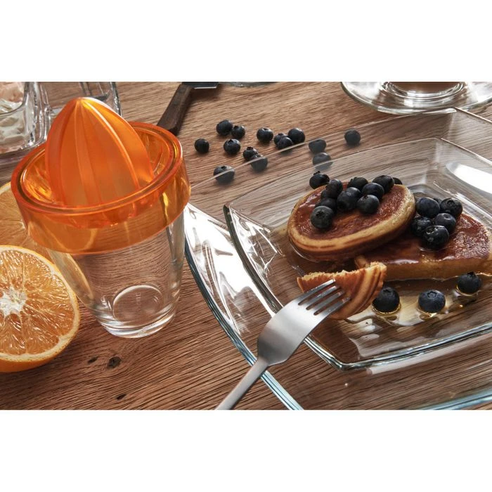 Montana Teller Carre 085112, Dessertteller, Glas, Eckig, 19 Cm, Transparent, 12 Stück 2 Montana Teller Carre 085112, Dessertteller, Glas, Eckig, 19 Cm, Transparent, 12 Stück – Bild 2