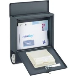 Relaxdays Briefkasten Mit Beleuchtung, Anthrazit, Stahl, 30,5x33,5x10cm, Zeitungsfach, Sichtfenster 8 Relaxdays Briefkasten Mit Beleuchtung, Anthrazit, Stahl, 30,5x33,5x10cm, Zeitungsfach, Sichtfenster -Böttcher Ag 4a2376e10934538e93dda18e034abc92904be838 briefkasten relaxdays mit beleuchtung anthrazit