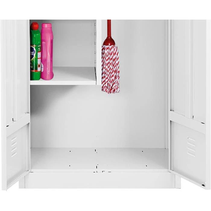 G-Office Mehrzweckschrank CLC/HD.1880, Aus Metall, 80 X 180 X 50cm, Weiß 4 G-Office Mehrzweckschrank CLC/HD.1880, Aus Metall, 80 X 180 X 50cm, Weiß – Bild 4