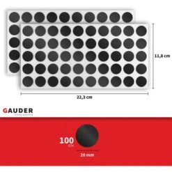 Gauder Magnetplättchen Punkte, Ø 20 X 1,5 Mm, Selbstklebend, Schwarz, 100 Stück -Böttcher Ag 519f947734ff996e05145260a20f704300fcb608 magnetplaettchen gauder punkte durchschnitt 20 x 1 5 mm