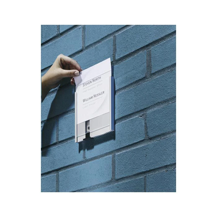 Durable Türschild 4801-23, Info Sign A6, Silber, Aus Aluminium, 14,9 X 10,55cm 2 Durable Türschild 4801-23, Info Sign A6, Silber, Aus Aluminium, 14,9 X 10,55cm – Bild 2