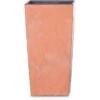 Prosperplast Übertopf Urbi Square Beton Effect, 40 X 40 X 75 Cm, Quadratisch, Kunststoff, Terrakotta