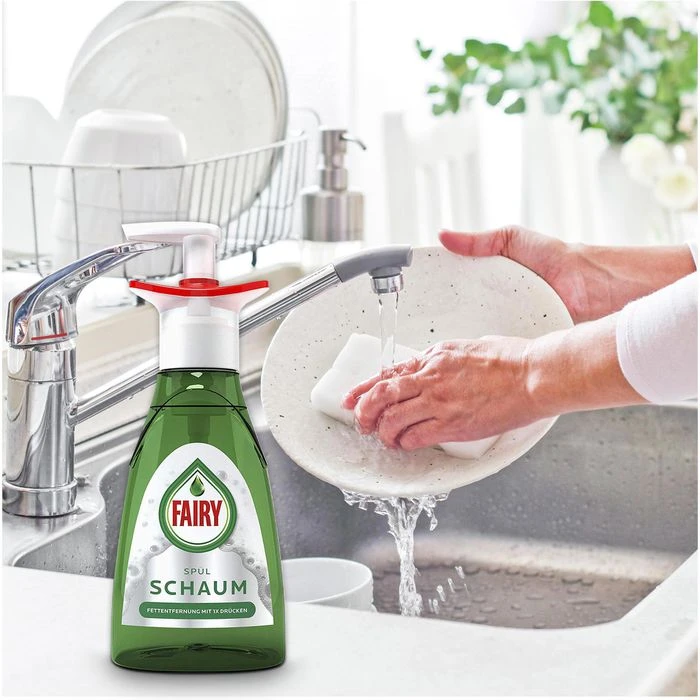 Fairy Spülmittel Spülschaum, Fettentfernung Mit 1x Drücken, 350 Ml 3 Fairy Spülmittel Spülschaum, Fettentfernung Mit 1x Drücken, 350 Ml – Bild 3