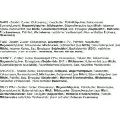 Mars Schokoriegel Mixed Minis, 1425g, Verschiedene Sorten, 71 Riegel -Böttcher Ag 5d197c75a2d5855226ded45a6589f3131af0a733 schokoriegel mars mixed minis