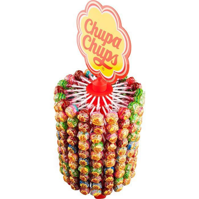 Chupa-Chups Lutscher The Best Of, Lutscherrad, Ständer, 7 Versch. Geschmacksrichtungen, 200 Stück 2 Chupa-Chups Lutscher The Best Of, Lutscherrad, Ständer, 7 Versch. Geschmacksrichtungen, 200 Stück – Bild 2