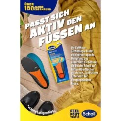 Scholl Einlegesohlen GelActiv Work, Größe 40-46,5, Für Arbeitsschuhe, Gelsohlen, 1 Paar -Böttcher Ag 5d9fdfef7c50127322963beb22af67c80f0042fc einlegesohlen scholl gelactiv work groesse 40 46 5