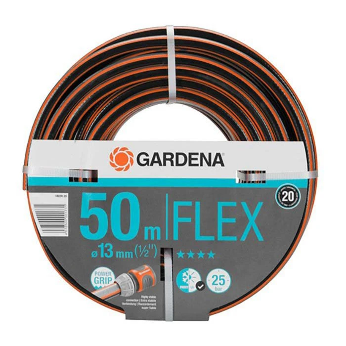 Gardena Gartenschlauch Comfort Flex, 18039-20, 1/2 Zoll (13mm), Bis 25 Bar, Schlauchlänge 50m 1 Gardena Gartenschlauch Comfort Flex, 18039-20, 1/2 Zoll (13mm), Bis 25 Bar, Schlauchlänge 50m