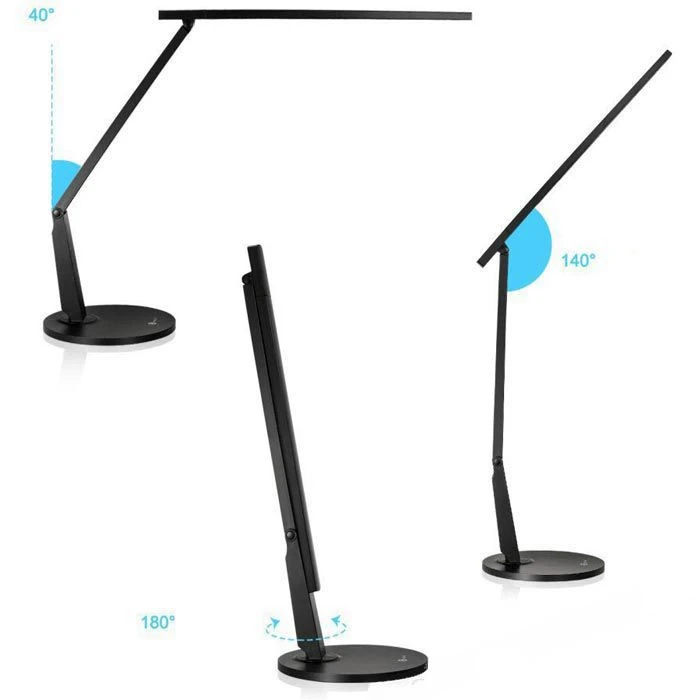 TaoTronics Schreibtischlampe TT-DL10 LED, Dimmbar, Schwarz, USB, Mit Standfuß 5 TaoTronics Schreibtischlampe TT-DL10 LED, Dimmbar, Schwarz, USB, Mit Standfuß – Bild 5