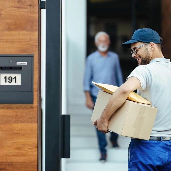 Relaxdays Briefkasten Mit Beleuchtung, Anthrazit, Stahl, 30,5x33,5x10cm, Zeitungsfach, Sichtfenster 4 Relaxdays Briefkasten Mit Beleuchtung, Anthrazit, Stahl, 30,5x33,5x10cm, Zeitungsfach, Sichtfenster – Bild 4