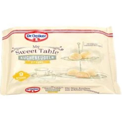 Dr. Oetker Dr.Oetker Kuchen My Sweet Table, Kuchenkugeln, Zitrone, 150g, 9 Kuchen