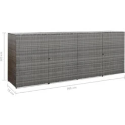 VidaXL Mülltonnenbox 46738, Bis 240 Liter, Für 4 Mülltonnen, Anthrazit, Polyrattan 15 VidaXL Mülltonnenbox 46738, Bis 240 Liter, Für 4 Mülltonnen, Anthrazit, Polyrattan -Böttcher Ag 7e0b29df2a68f0aff480418d1ddd2cc57d26b399 muelltonnenbox vidaxl 46738 bis 240 liter