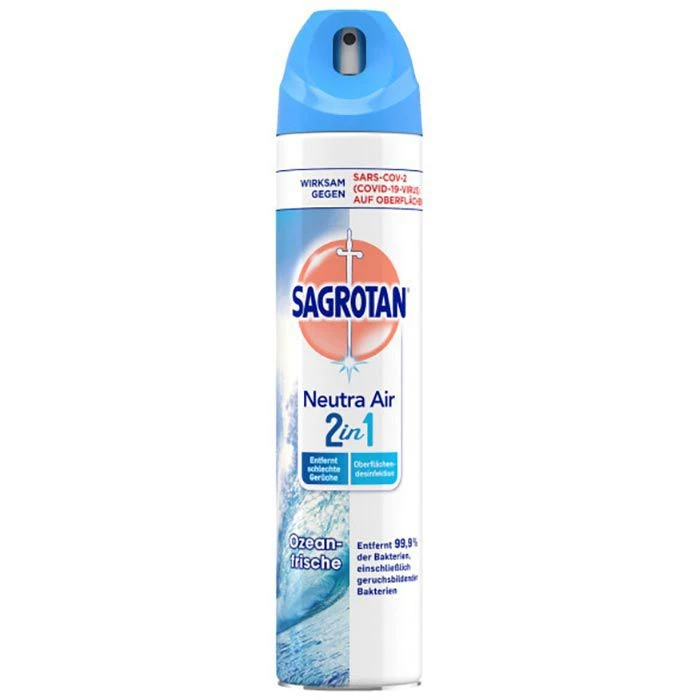 Sagrotan Raumduft Neutra Air 2in1, 300 Ml, Lufterfrischer & Flächendesinfektion, Ozeanfrische 1 Sagrotan Raumduft Neutra Air 2in1, 300 Ml, Lufterfrischer & Flächendesinfektion, Ozeanfrische