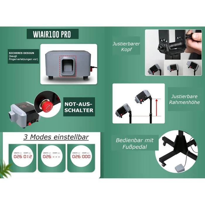 WiAir Papierpolstermaschine P100Pro, 55m/min, Mit Rollen, Automatisch 3 WiAir Papierpolstermaschine P100Pro, 55m/min, Mit Rollen, Automatisch – Bild 3