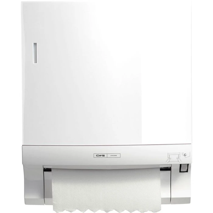 CWS Handtuchspender Paradise Paperroll, 4205000, Mit Panel Und Schloß, Für Rollenhandtücher, Weiß 2 CWS Handtuchspender Paradise Paperroll, 4205000, Mit Panel Und Schloß, Für Rollenhandtücher, Weiß – Bild 2