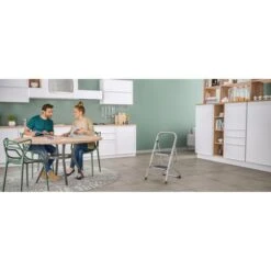 Hailo Klapptritt StandardLine K60, 4392-801, Aus Aluminium, Standhöhe 47cm, 2 Stufen, Silber -Böttcher Ag 8b76a61a70d3445b9684c7f35c7b9050a1e41014 klapptritt hailo k60 4392 801 aus aluminium