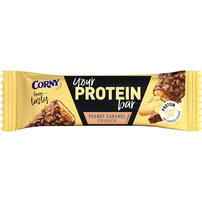 Corny Proteinriegel Protein Bar, Peanut Caramel Crunch, Je 45g, 12 Riegel 2 Corny Proteinriegel Protein Bar, Peanut Caramel Crunch, Je 45g, 12 Riegel – Bild 2
