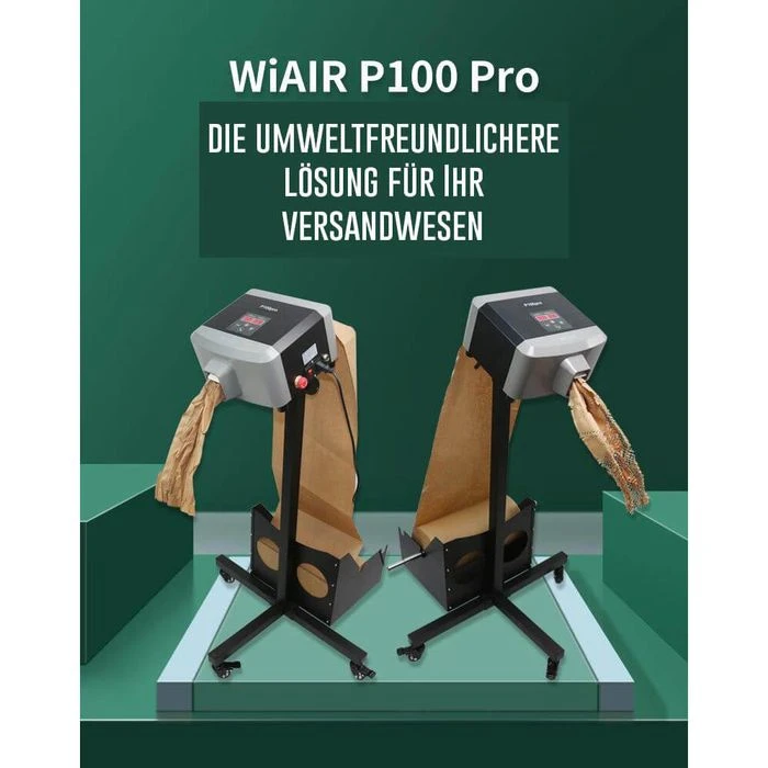 WiAir Papierpolstermaschine P100Pro, 55m/min, Mit Rollen, Automatisch 4 WiAir Papierpolstermaschine P100Pro, 55m/min, Mit Rollen, Automatisch – Bild 4