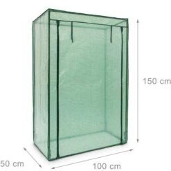 Relaxdays Gewächshaus 10020027, 0,5 M² Fläche, 100 X 50 X 150 Cm, Grün, Mit Schrägdach -Böttcher Ag 919d77a20fb16b3c2d424cfb99599d7b10b2211d gewaechshaus relaxdays 10020027 0 5 m2 flaeche